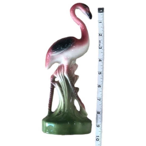 VINTAGE 1950s Midcentury Floridian Pink Flamingo Figurine - Picture 8 of 17